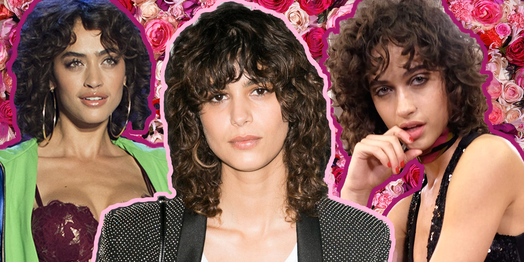 Frangia con i capelli ricci? Of course! 7 hairstyle per frange riccissime